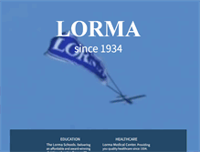 Tablet Screenshot of lorma.org